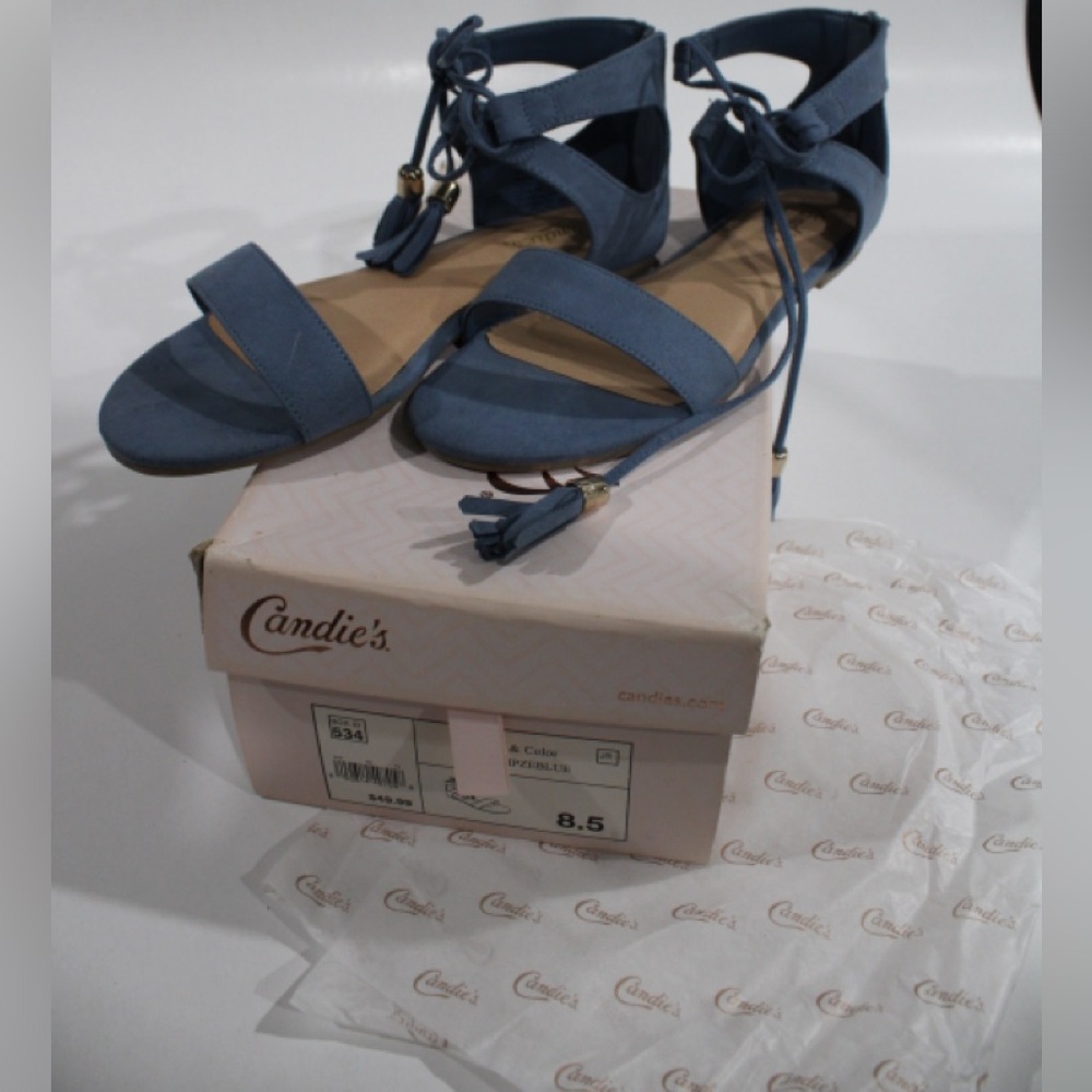 Candies Women’s Sandals Color: Periwinkle Blue Size 8.5